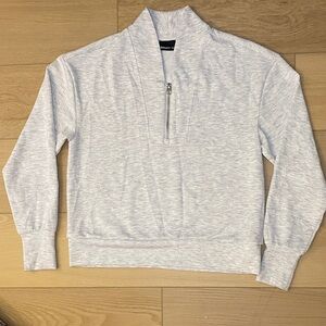 Bailey 44 Women’s Heather Gray Zip-Up Sweater